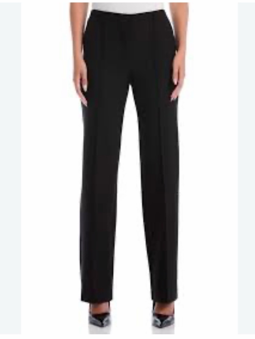 Laundry By Shelli Segal Black Straight Leg Pants